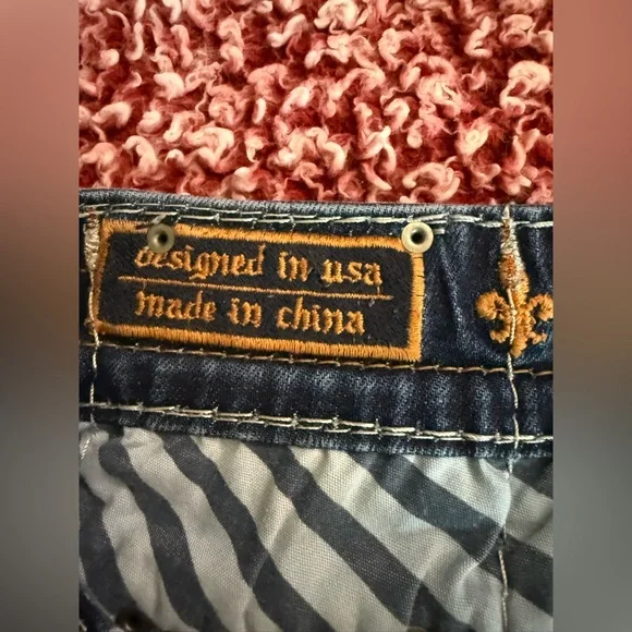 Rock Revival Blue Bootcut Jeans Classic Style - Picture 9 of 11